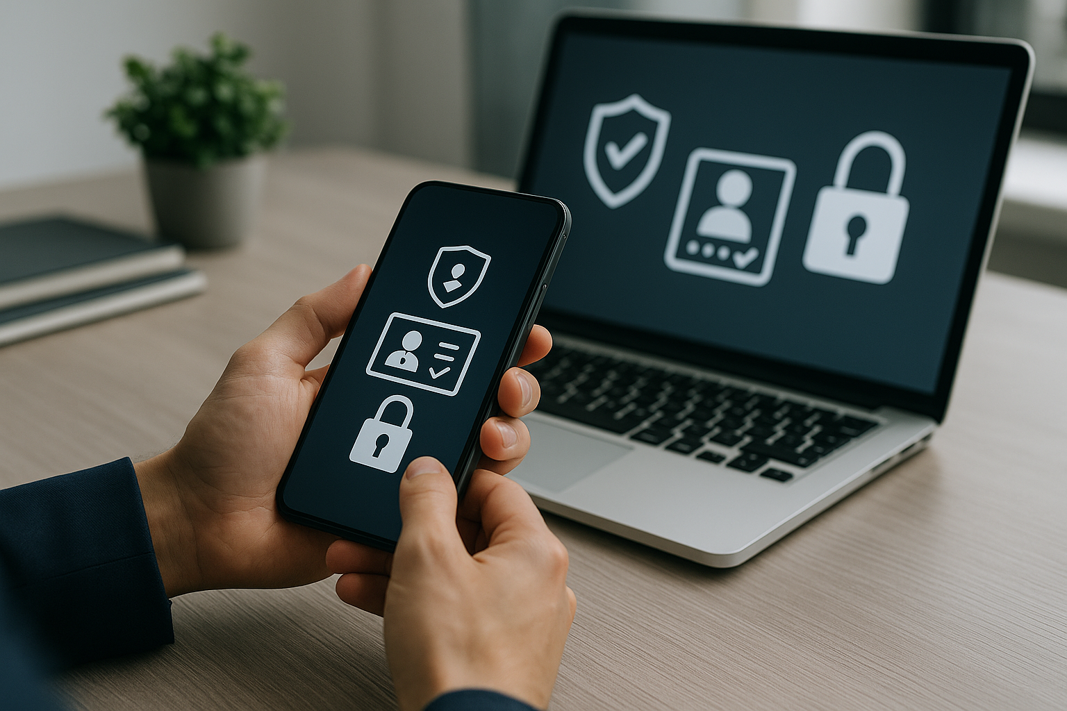 Concetto di identificazione digitale e sicurezza per il gioco online